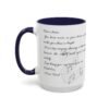 Personalized Musical Accent Coffee Mug Musical Coffee Mug - Perfect Gift for Music Lovers, With Inspirational Quote