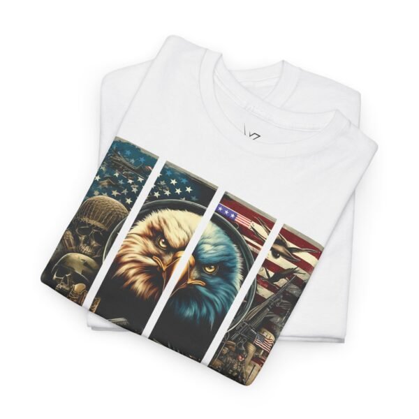 Patriotic Graphic Tee, Unisex Vintage Style