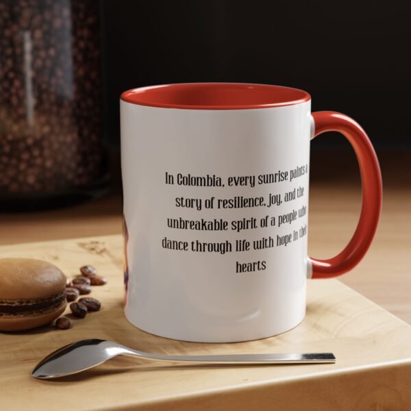 Vibrant Inspirational Coffee Mug Colombian Spirit