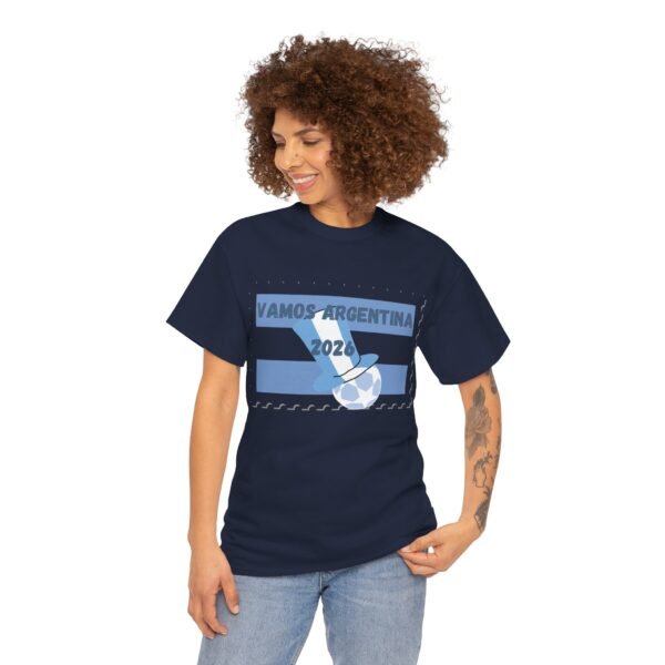Vamos Argentina Unisex Heavy Cotton Tee, Casual Sports