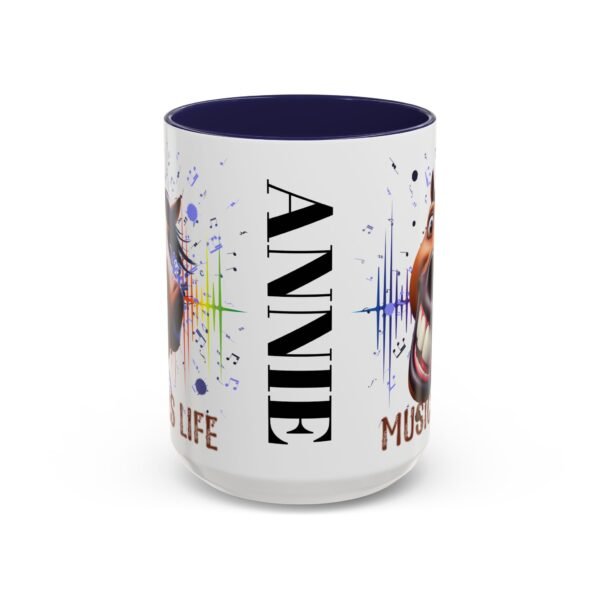 Personalized Musical Accent Coffee Mug 11/15 oz