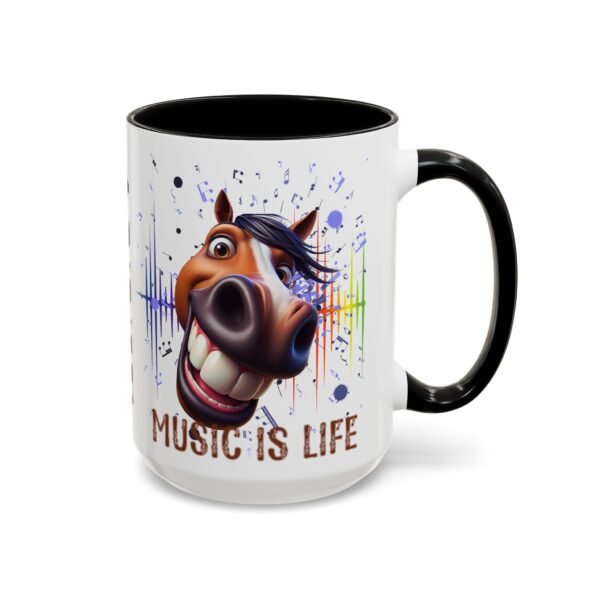 Personalized Musical Accent Coffee Mug 11/15 oz