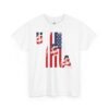Unisex Heavy Cotton Patriotic T-Shirt for Independence Day, Memorial Day