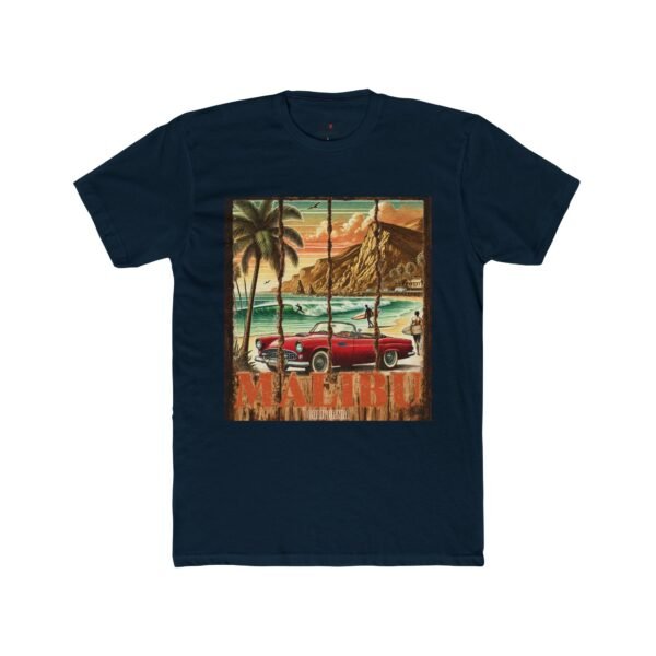 Vintage Malibu , Summer Beach Tee Shirt, Unisex Graphic