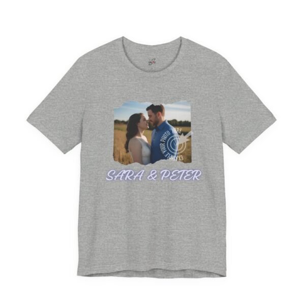Personalized Couple's Photo, Anniversary Gift Shirt