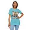 Personalized Unisex Jersey Short Sleeve Shirt, photos without background