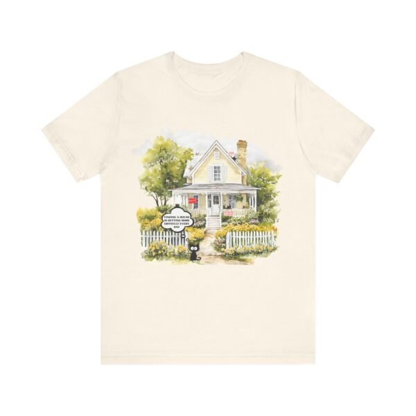 Unisex Jersey Short Sleeve Tee - Perfect for Home Lovers, Charming Cottage Graphic Tee