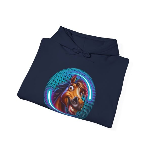 Funny Horse Graphic Hoodie, Cozy Unisex Sweatshirt