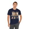 Personalized Unisex Jersey Short Sleeve Shirt, photos without background