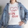 I Love Cats Unisex Heavy Cotton Tee
