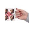 Custom Photos Love Mug - Personalized Ceramic Cup for Couples, Valentine's Day Gift, Anniversary Present