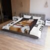 Personalized Dog Microfiber Duvet Cover Cozy Home Decor for Pet Lovers