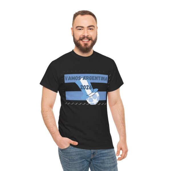 Vamos Argentina Unisex Heavy Cotton Tee, Casual Sports