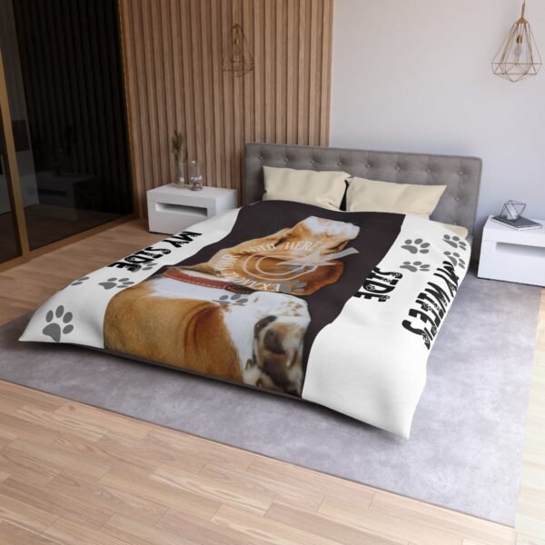 Copy of Personalized Dog & Family Microfiber Duvet Cover Cozy Home Decor for Pet Lovers