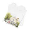 Unisex Jersey Short Sleeve Tee - Perfect for Home Lovers, Charming Cottage Graphic Tee