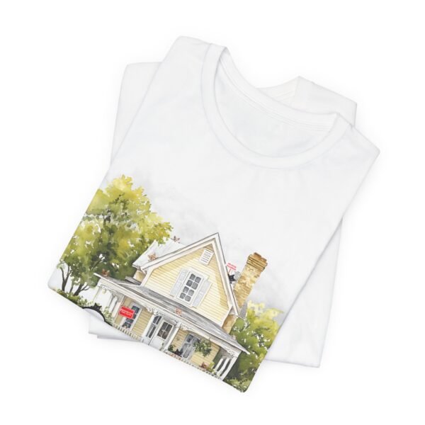 Unisex Jersey Short Sleeve Tee - Perfect for Home Lovers, Charming Cottage Graphic Tee