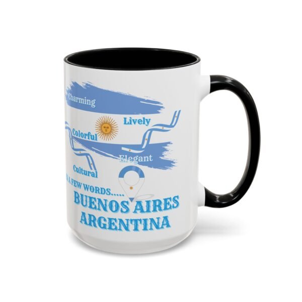 Buenos Aires Accent Coffee Mug  Charming, Colorful Design