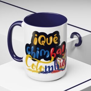 Vibrant Inspirational Coffee Mug Colombian Spirit