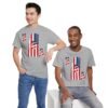 Unisex Heavy Cotton Patriotic T-Shirt for Independence Day, Memorial Day