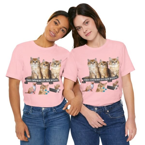 Personalized Unisex Jersey Short Sleeve Shirt, photos without background