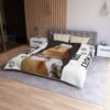 Personalized Dog Microfiber Duvet Cover Cozy Home Decor for Pet Lovers