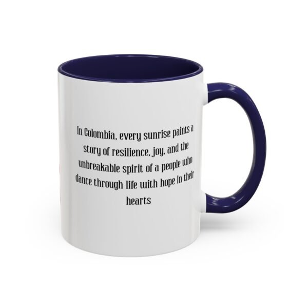 Vibrant Inspirational Coffee Mug Colombian Spirit