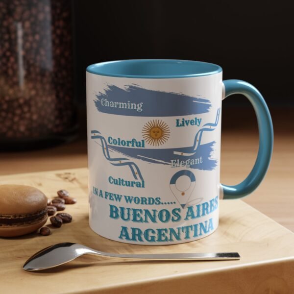 Buenos Aires Accent Coffee Mug  Charming, Colorful Design