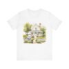 Unisex Jersey Short Sleeve Tee - Perfect for Home Lovers, Charming Cottage Graphic Tee