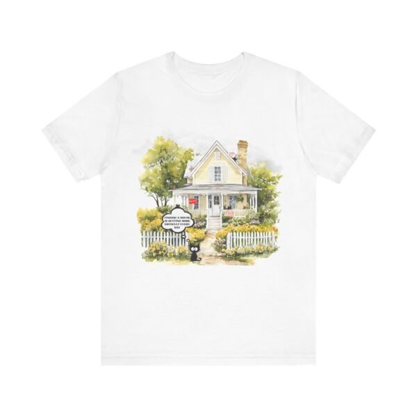 Unisex Jersey Short Sleeve Tee - Perfect for Home Lovers, Charming Cottage Graphic Tee