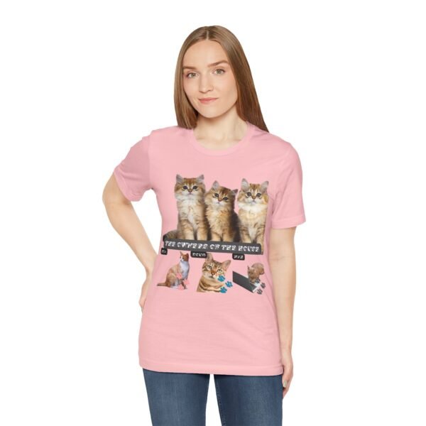 Personalized Unisex Jersey Short Sleeve Shirt, photos without background