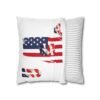 Patriotic Square Spun Polyester Pillowcase