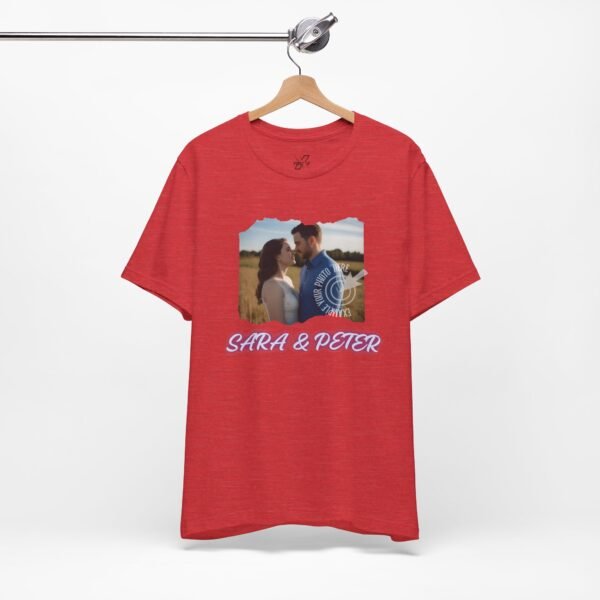Personalized Couple's Photo, Anniversary Gift Shirt