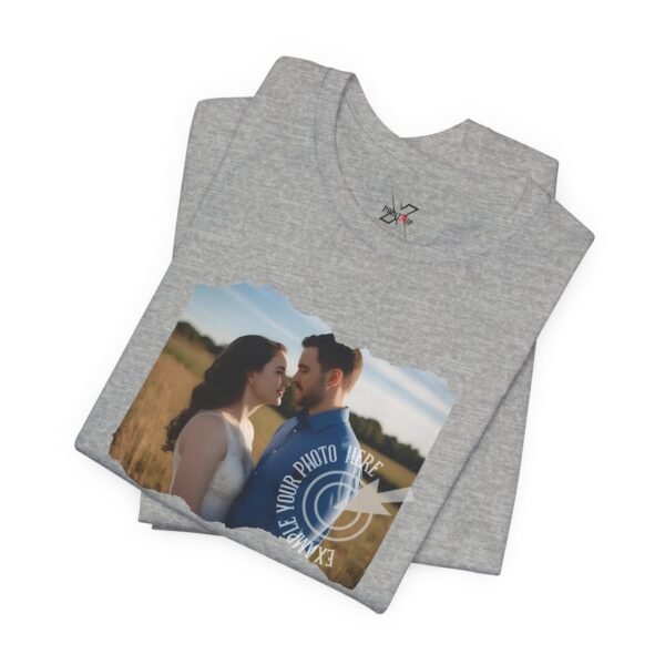 Personalized Couple's Photo, Anniversary Gift Shirt