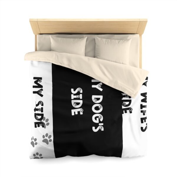 Personalized Microfiber Duvet Cover Cozy Home Decor for Pet Lovers