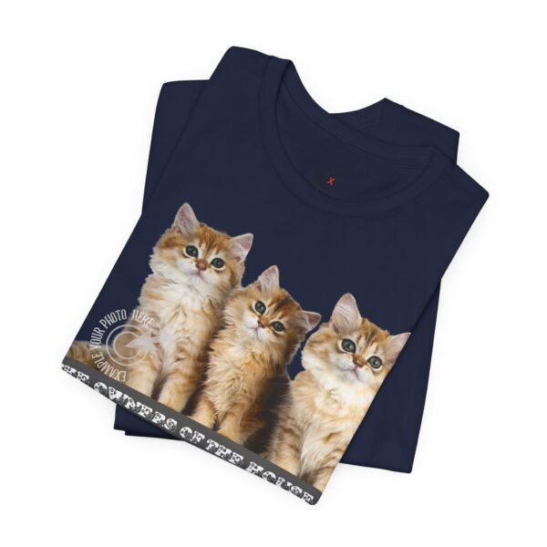 Personalized Unisex Jersey Short Sleeve Shirt, photos without background