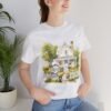 Unisex Jersey Short Sleeve Tee - Perfect for Home Lovers, Charming Cottage Graphic Tee