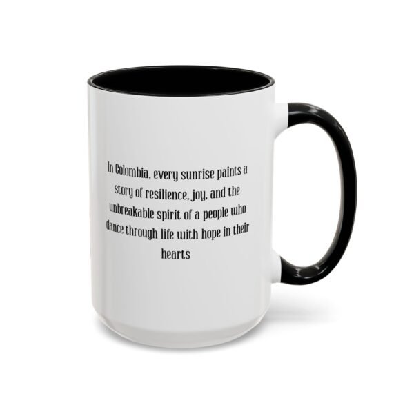 Vibrant Inspirational Coffee Mug Colombian Spirit