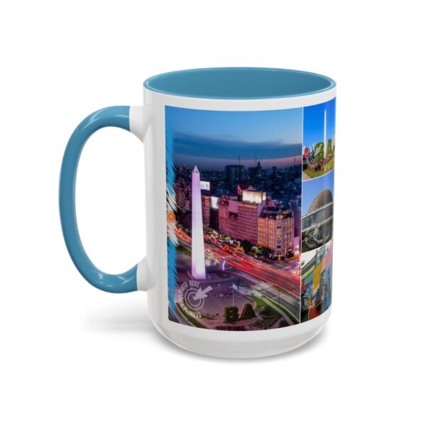 Buenos Aires Accent Coffee Mug  Charming, Colorful Design