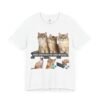 Personalized Unisex Jersey Short Sleeve Shirt, photos without background