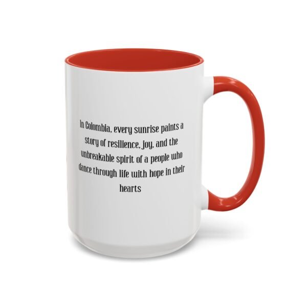 Vibrant Inspirational Coffee Mug Colombian Spirit
