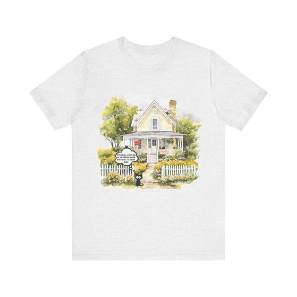 Unisex Jersey Short Sleeve Tee - Perfect for Home Lovers, Charming Cottage Graphic Tee