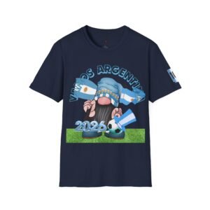 Vamos Argentina Soccer Unisex Graphic T-Shirt Gift for Soccer Lovers