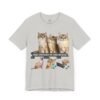 Personalized Unisex Jersey Short Sleeve Shirt, photos without background