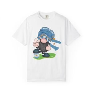 Playful Gnome T-shirt Ready for Fun, Casual Tee, Gift for Friends