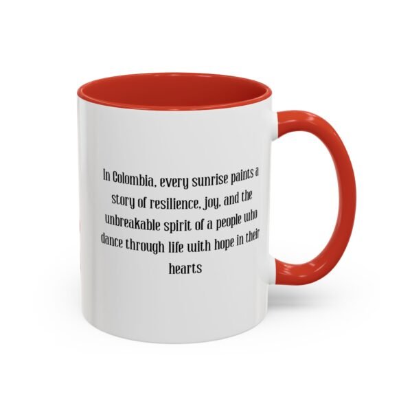 Vibrant Inspirational Coffee Mug Colombian Spirit