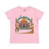 Women's India Design T-Shirt, Travel Souvenir Top, Summer Casual Wear, Cultural Graphic Tee,