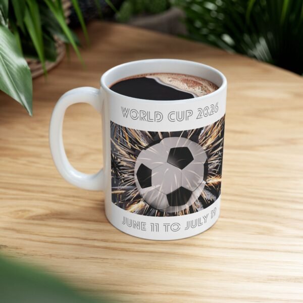 World Cup 2026 Ceramic Mug, Soccer Fan Gift, Coffee Cup, Sports Memorabilia