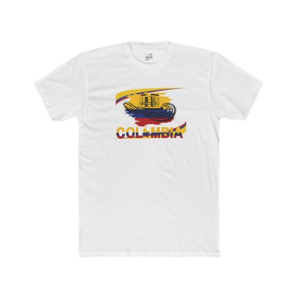Colombian Unisex Cotton Crew Tee, Travel Wear, Gift for Him/Her, Summer Outfit