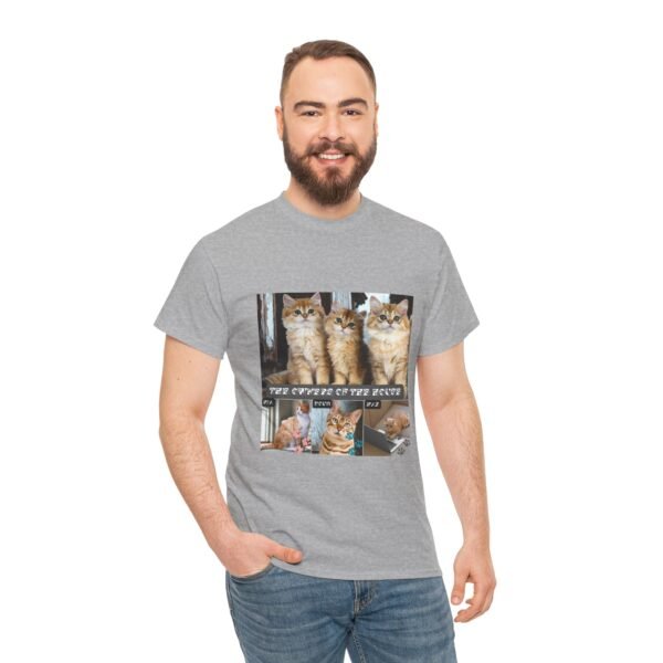 Personalized Cute Cat Lover Unisex Tee, Pet Lover Gift