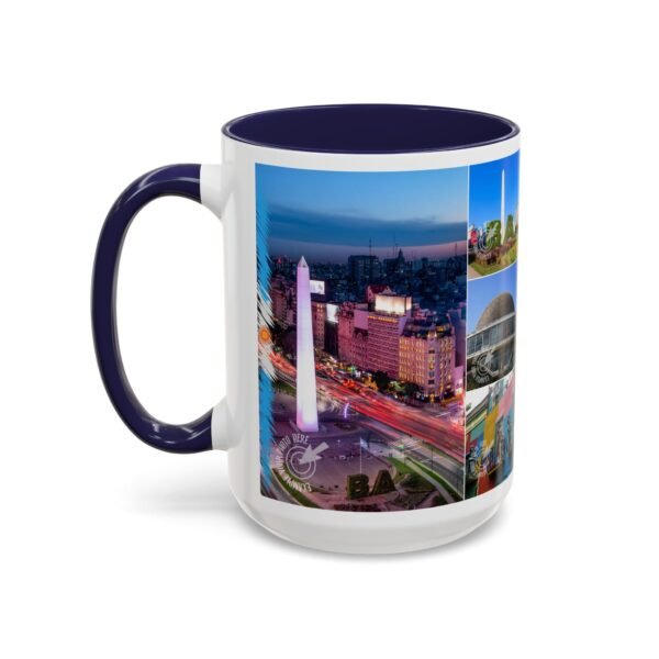 Buenos Aires Accent Coffee Mug  Charming, Colorful Design